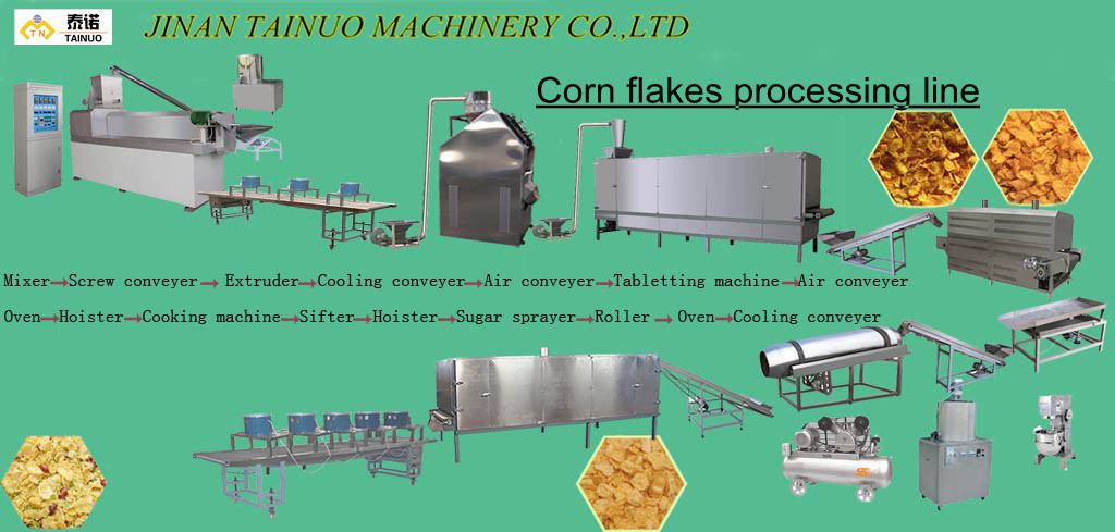 Volle automatische Frühstückskost aus Getreide/Corn Flakes, die Maschine herstellen