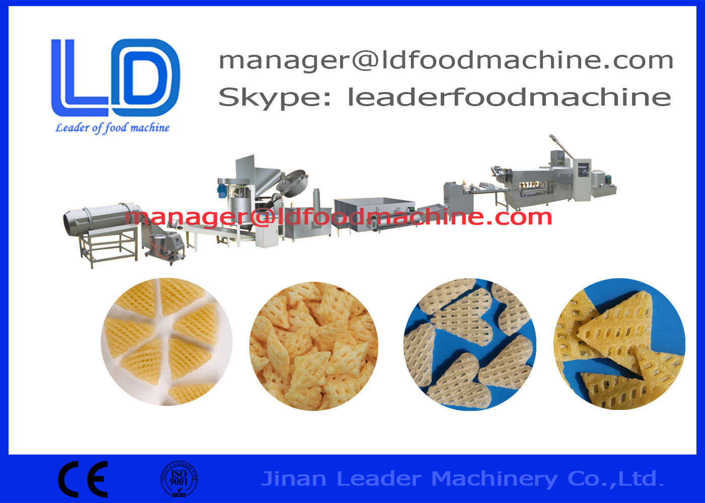 Kugel-Maschinerie des Maisstärke-klare Imbiss-3D für die Snack-Food-Herstellung