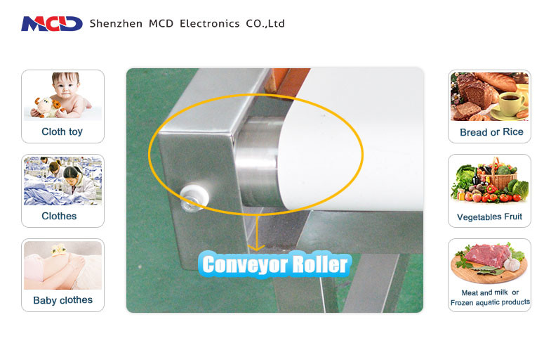 Elektronischer magnetischer Förderband-Metalldetektor mit Summer-Lampen-Warnung