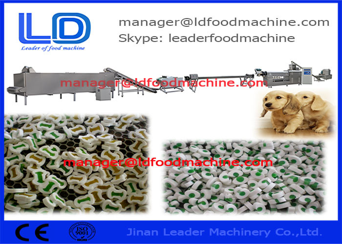 Automatische kauende Haustier-Lebensmittelverarbeitungs-Linie/Nahrung für Haustiere, die Maschinen herstellt